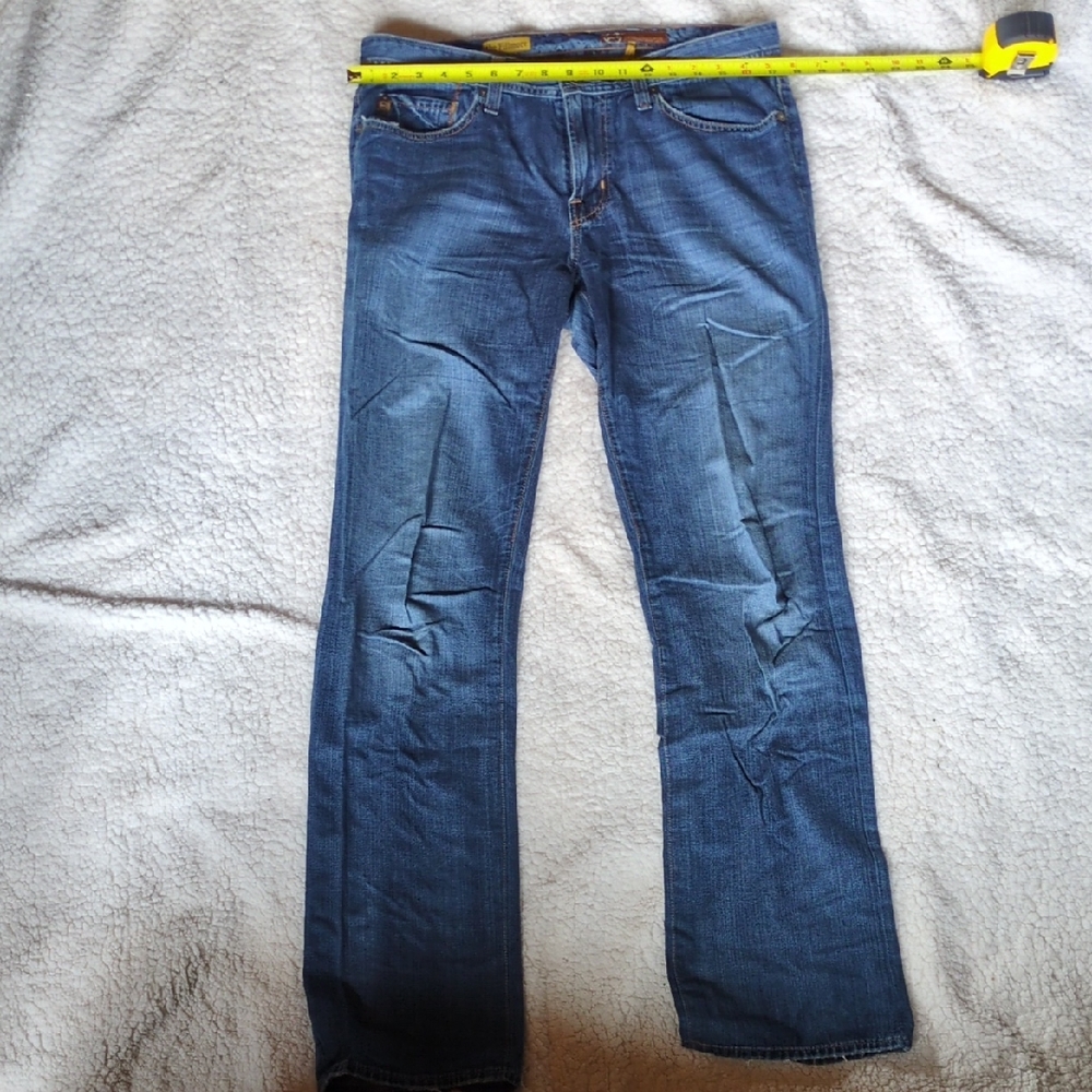 AG Adriano Goldschmied Blue Jeans with Brown Label